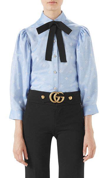 gucci bee blouse|Gucci blouses for women.